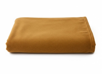 Wholesale Golden Tan Fleece Blanket Twin Size