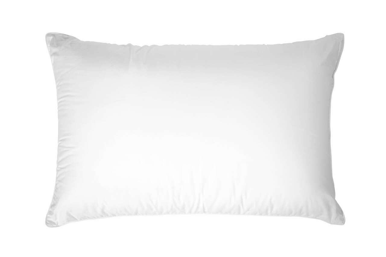 White Economy Pillow with Synthetic Down