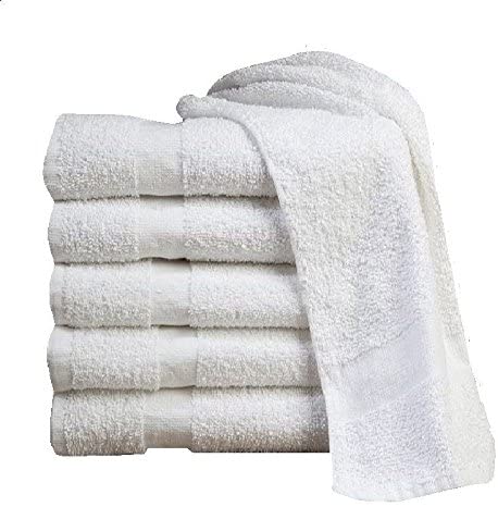 Economy Wash Cloths and Towels White