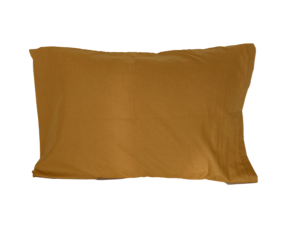 Golden Brown Pillowcases (Six Pack) - Standard Size 180 Thread Count