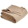 Tan Fleece Blanket Wholesale (Each)