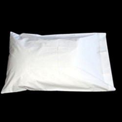 White 100% Cotton T220 Pillowcases Standard Size (Per Dozen)