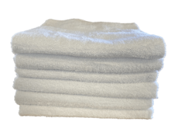 White 100% Cotton Hand and Bath Towels