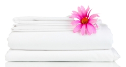 White Sheets with Threadcount 200