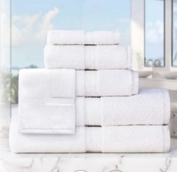 Oxford Vicenza Towel Collection washcloths, white towels, premium towels and washcloths, hotel towels, cotton towels, cotton washcloths